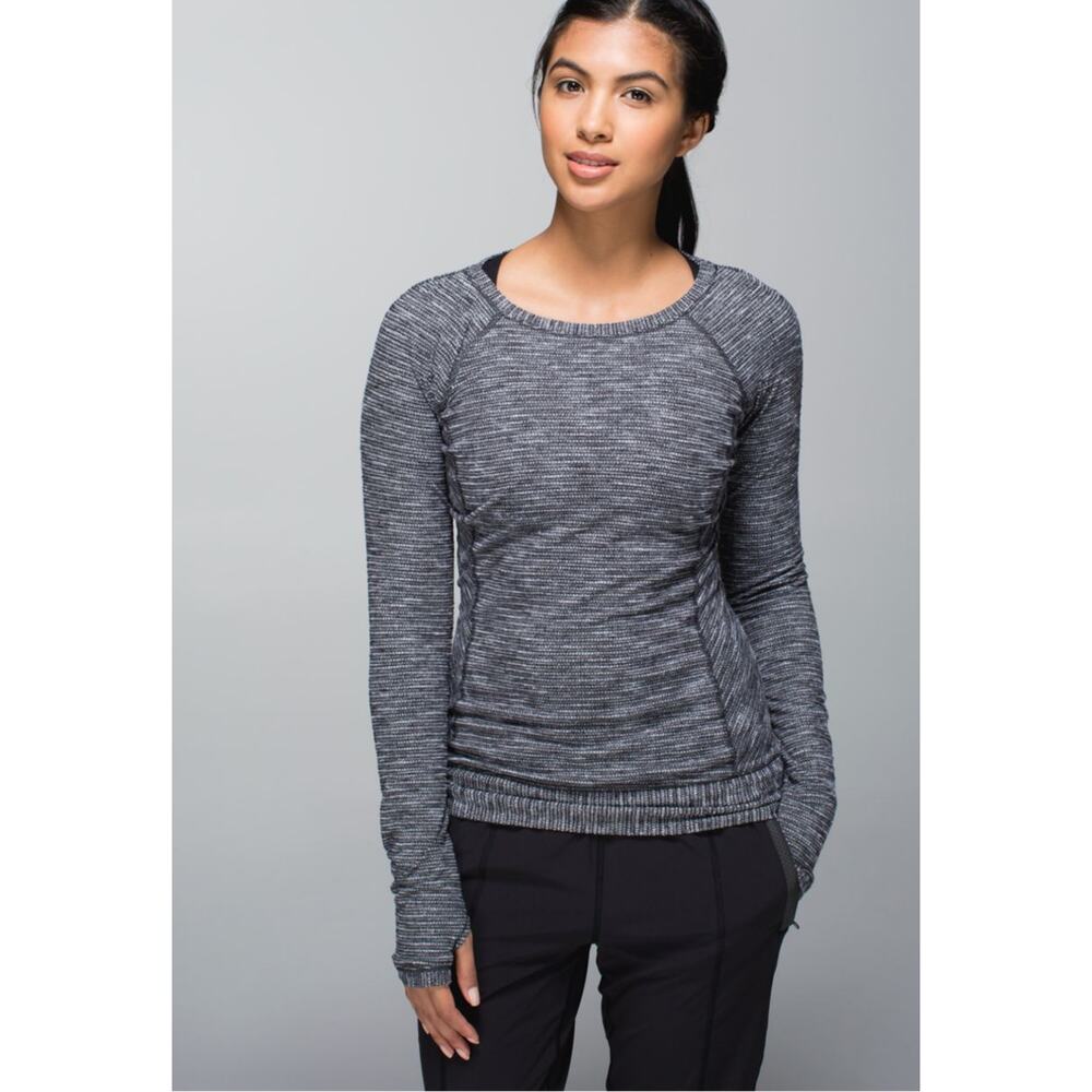 Lululemon Race Your Pace LS Rulu Shirt Size 4